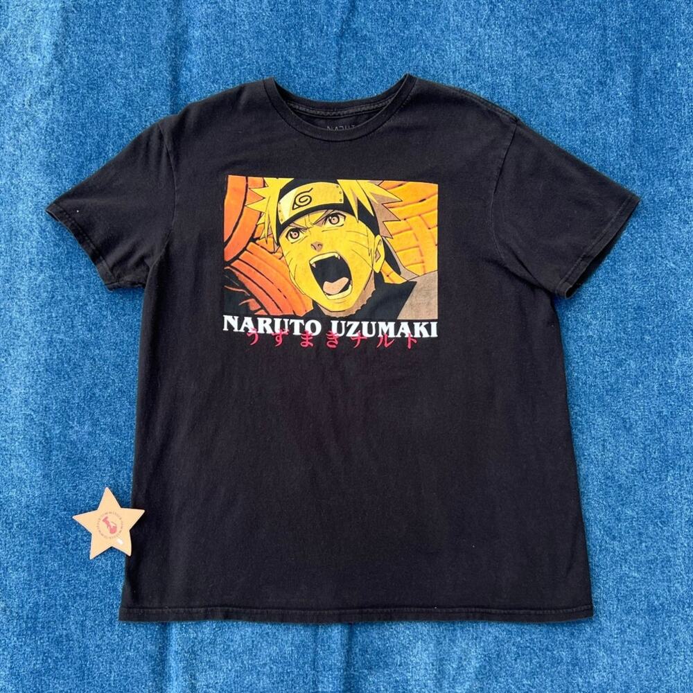 y2k Shippuden Naruto Uzumaki graphic tee